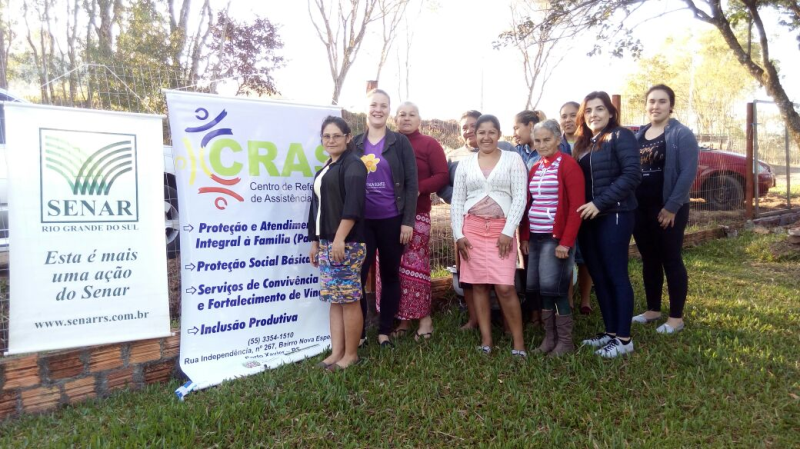 CURSOS DO CRAS EM PARCERIA COM O SENAR 